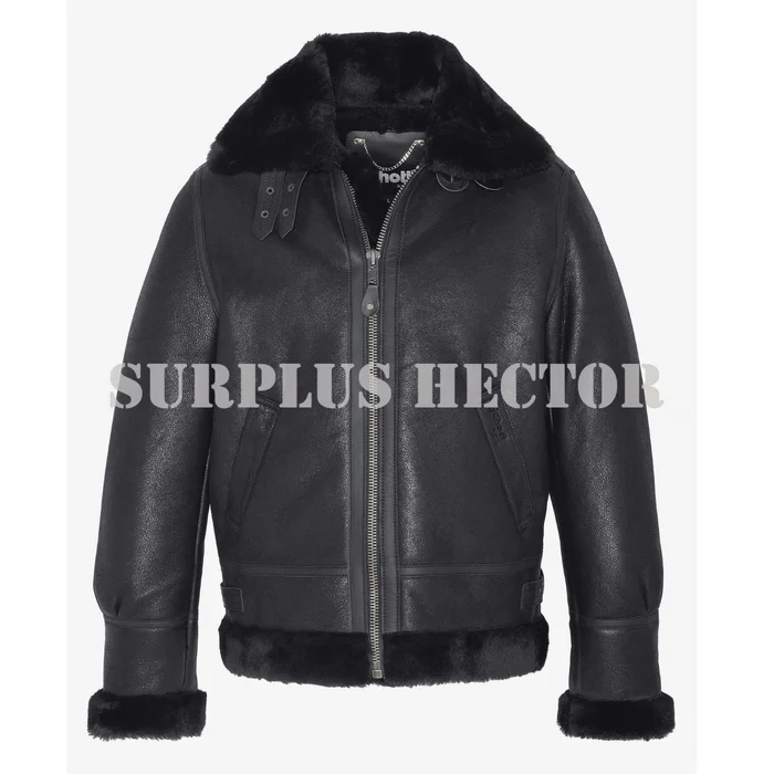 Blouson US Cuir « Bombardier » B3 Noir – Schott
