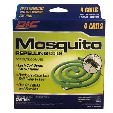 Bobines anti-moustiques, paquet de 4