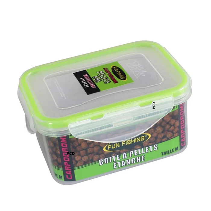 Boîte à Pellets Etanche Carpodrôme Fun Fishing Taille M