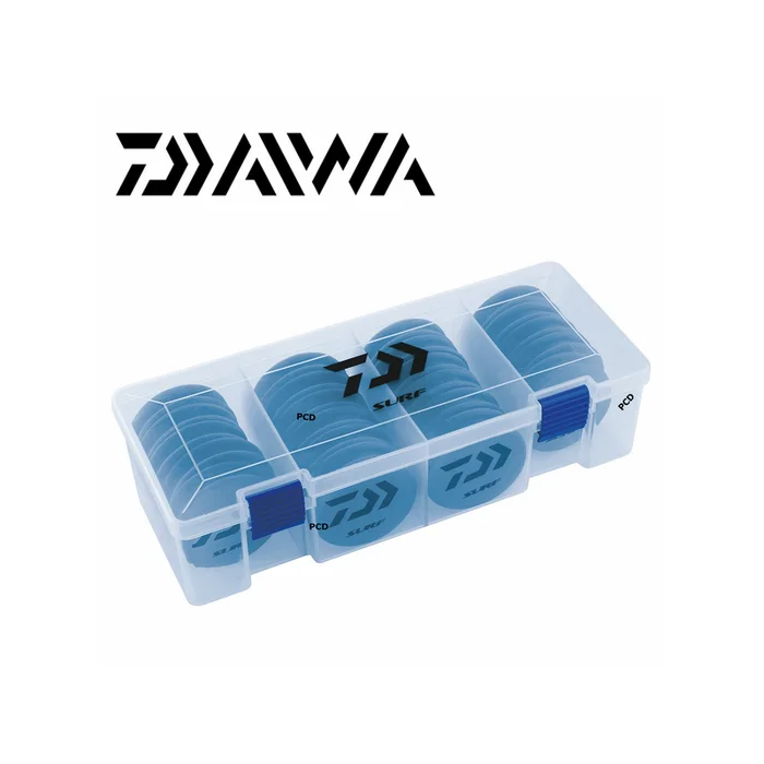 BOITE DAIWA TRANSPARENTE 4 COMPARTIMENTS 22 PLIOIRS