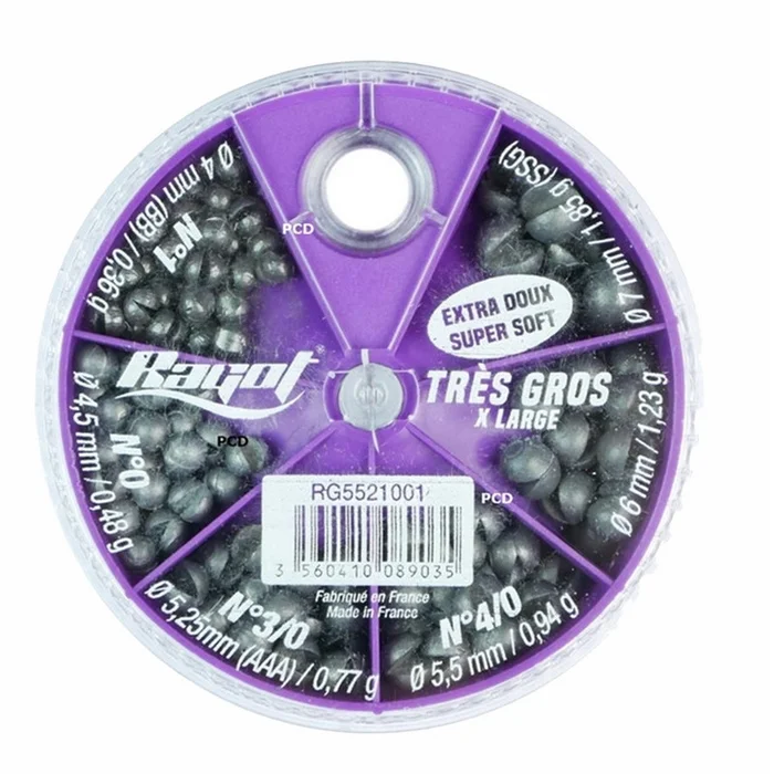Boite De Plombs 6 Cases TGM Ragot