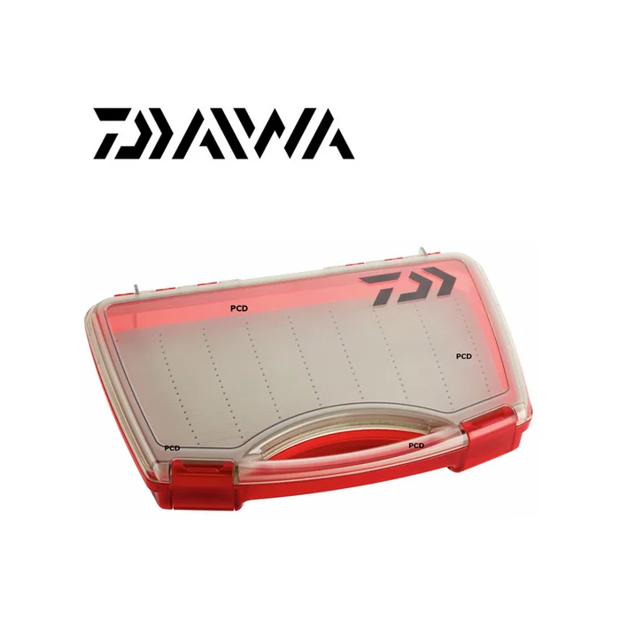 BOITE DE RANGEMENT DAIWA ROUGE TRANSLUCIDE 4 COMPARTIMENTS