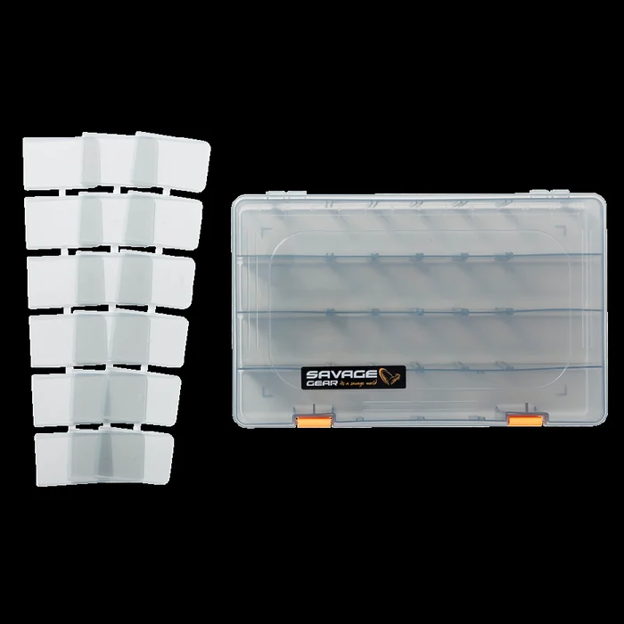 Boite de rangement Savage Gear Lurebox 6B Smoke
