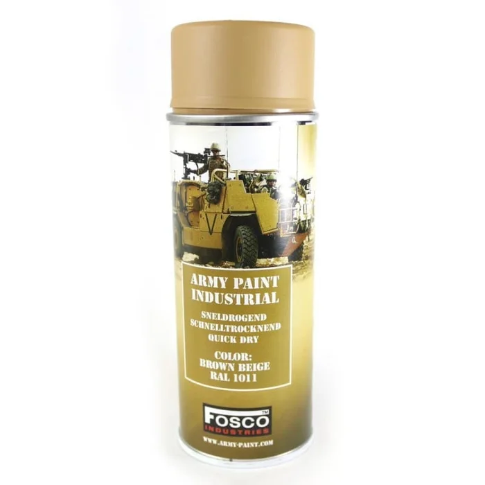 Bombe de peinture militaire (400 ml) Brown Beige