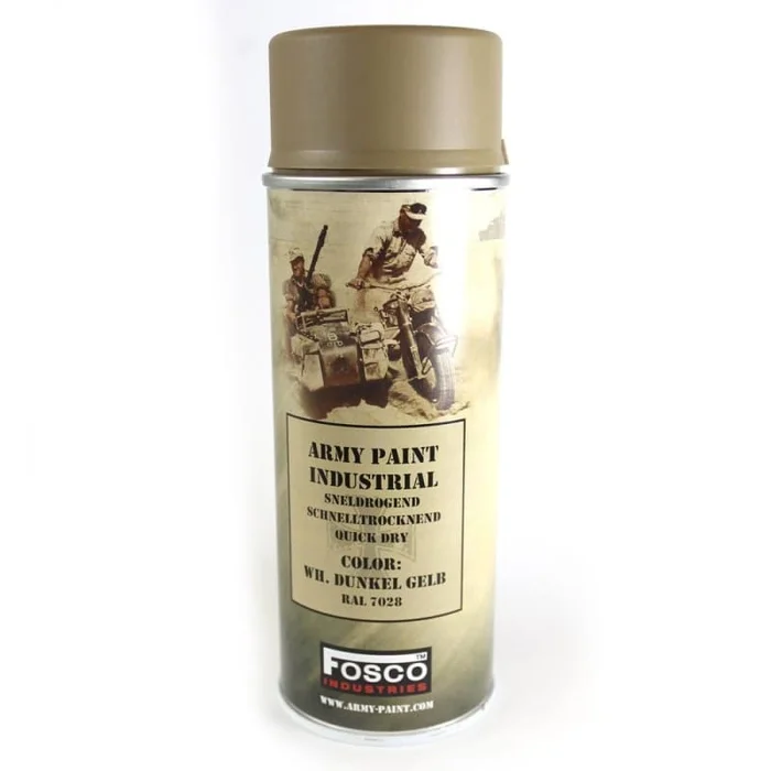 Bombe de peinture militaire (400 ml) Wh. Dunkel Gelb
