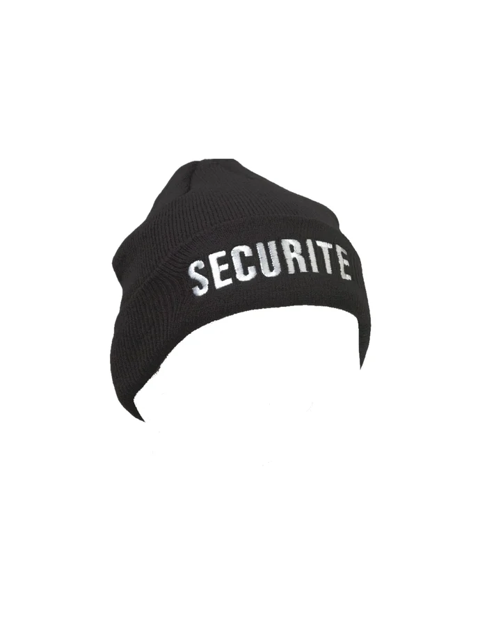 Bonnet brodé Sécurité