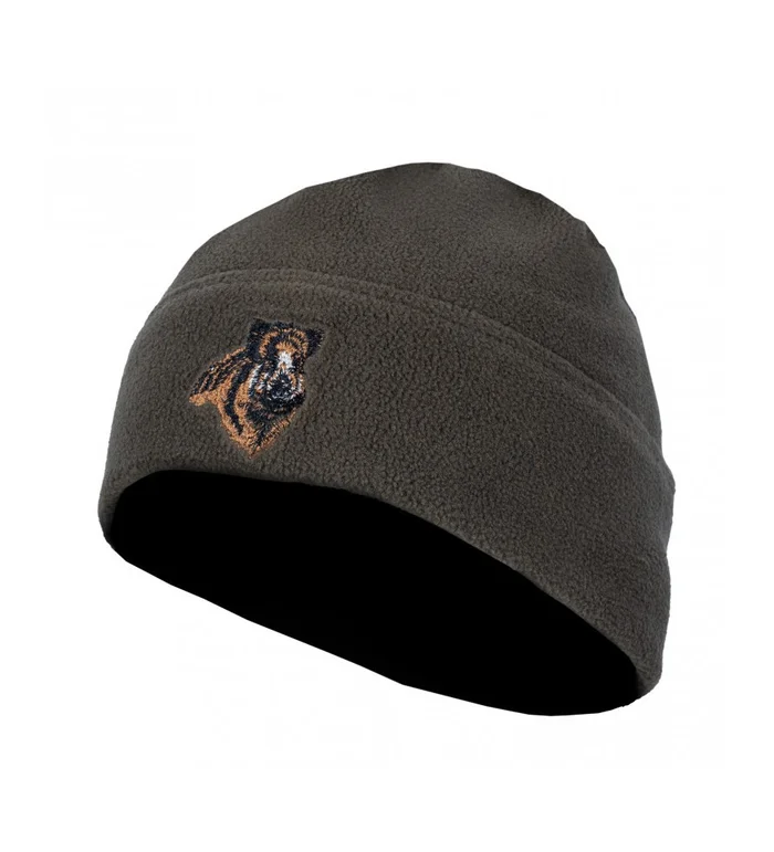 Bonnet polaire brodé sanglier Treeland