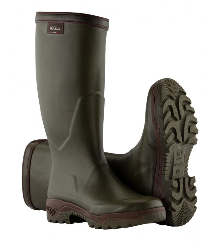 Bottes caoutchouc Parcours II kaki – Aigle