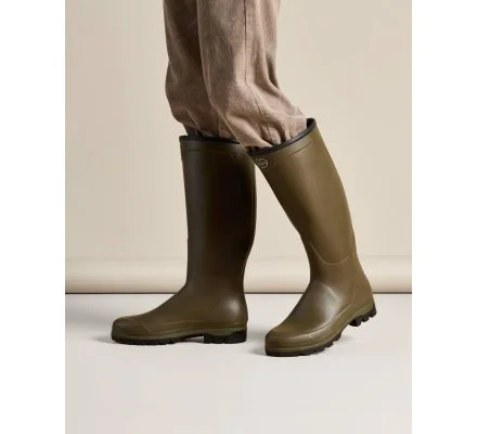 Bottes néoprène homme Country Cross vert LE CHAMEAU