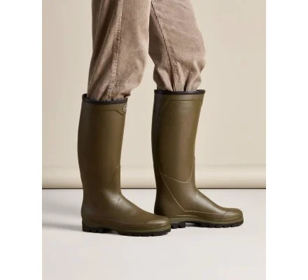 Bottes néoprène homme Country Cross vert LE CHAMEAU – Image 2