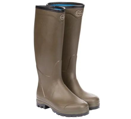 Bottes néoprène homme Country Cross vert LE CHAMEAU – Image 3
