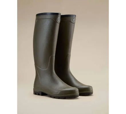 Bottes néoprène homme Country Cross vert LE CHAMEAU – Image 4