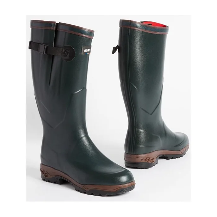Bottes Parcours II Aigle – Caoutchouc Résistant – Confort et Étanchéité – Pour Chasse et Outdoor