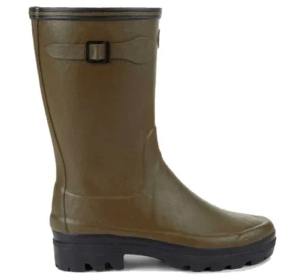 Bottillons femmes vert Giverny Doublés Jersey LE CHAMEAU
