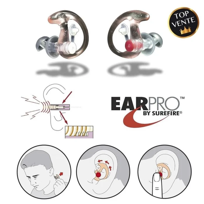 Bouchons d’oreilles SUREFIRE Anti-bruit EP3