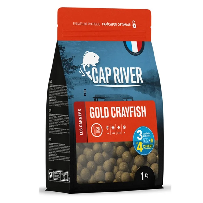 Bouillettes Cap River Gold Crayfish 5KG