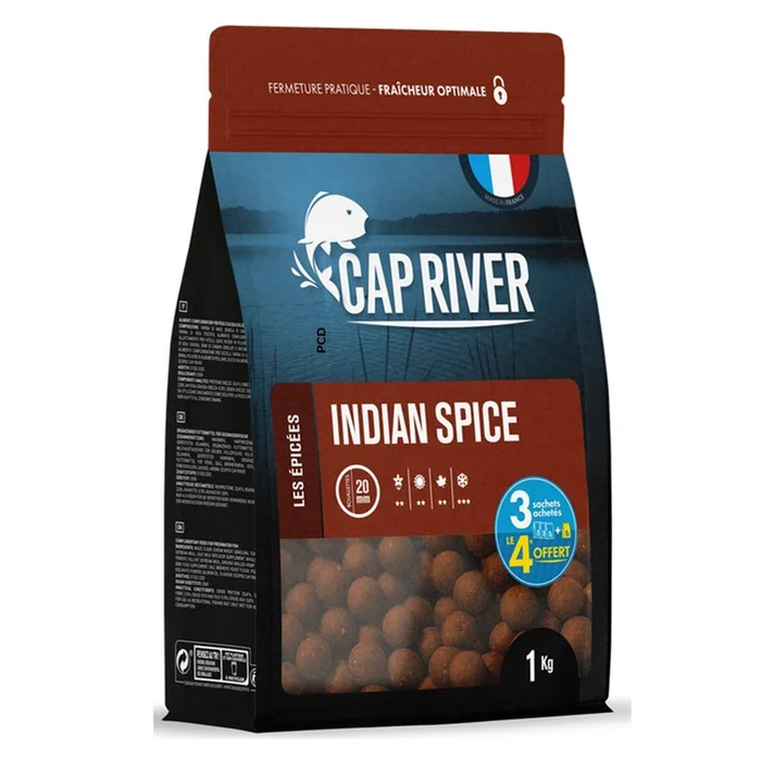 Bouillettes Cap River Indian Spice 1KG