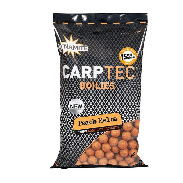 Bouillettes Dynamite Baits Carptec Peach Melba 900G