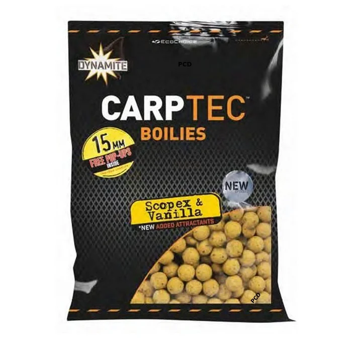Bouillettes Dynamite Baits Carptec Scopex & Vanilla 1KG800