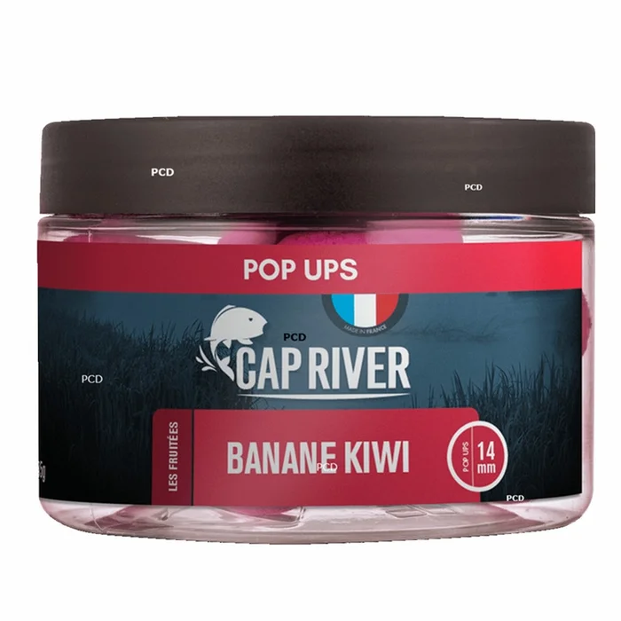 Bouillettes Flottantes Cap RiverPop Ups Banane Kiwi Roses