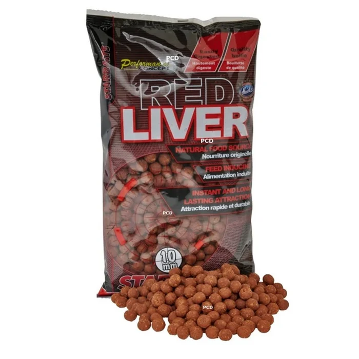 Bouillettes Starbaits Performance Concept Red Liver 800G