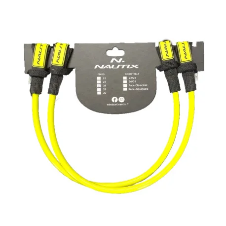 Bouts de Harnais Windsurf FixeNautix ATTACHES HARNAIS JAUNE – FIXE