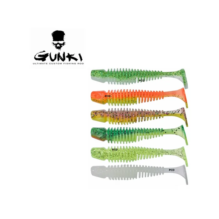 Box Leurres Souples Gunki Tipsy SXL Dark Water 13CM Par 30