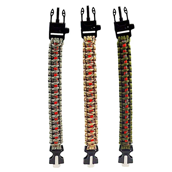 Bracelet de survie avec silex – Image 2