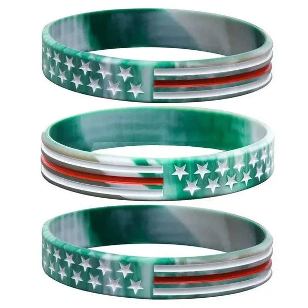 BRACELET MILITAIRE – US ARMY VERT (ACIER INOXYDABLE)