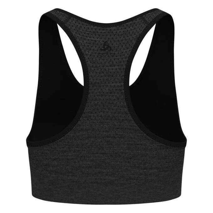 Brassiere sans couture Femme Odlo – Black Melange