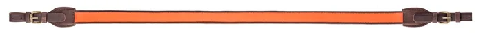 Bretelle carabine en cuir orange antidérapante – Country Sellerie