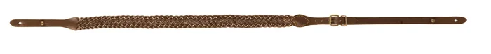 Bretelle fusil croûte tressée 7 brins – Country Sellerie