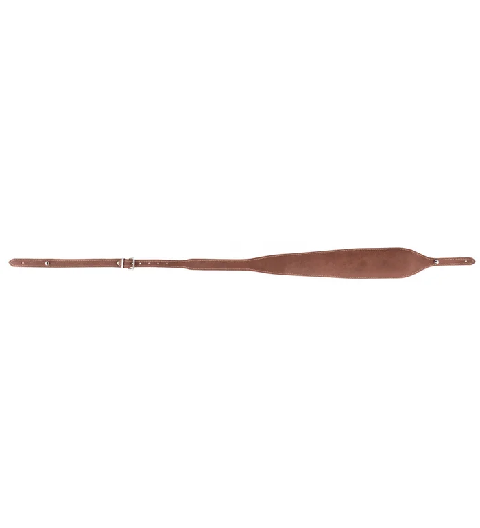 Bretelle fusil large cobra anti dérapante et cuir