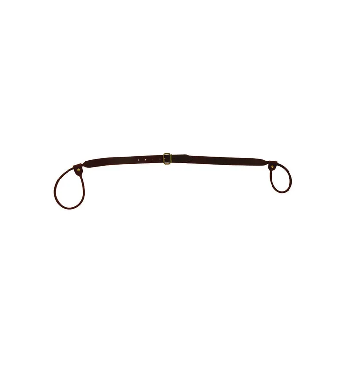 Bretelle Lasso Cuir Fleur Vachette Reglable