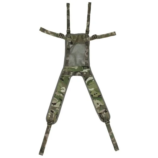 Bretelles britanniques en sangle PLCE pour ensemble de transport de charges, MTP Multicam