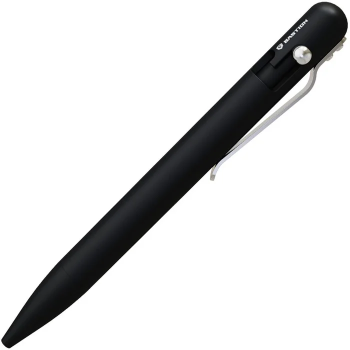BSTN249B – BASTION Bolt Action Tactical Pen Aluminium Black