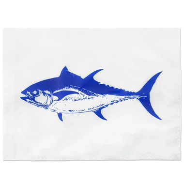 C&H Lures – Drapeau, thon rouge, 18 po x 12 po / 45,7 cm x 30,4 cm