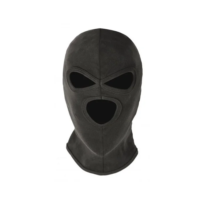 Cagoule 3 trous 100% coton Noire