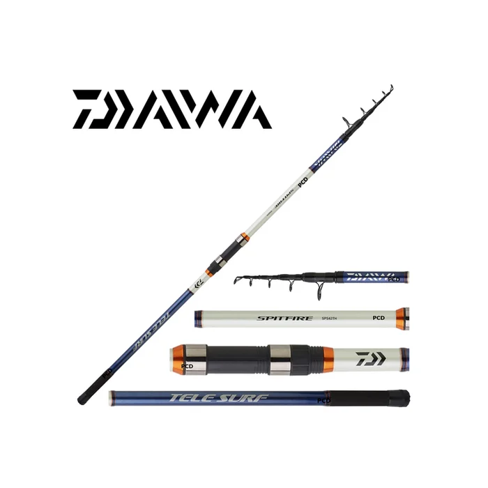 CANNE MER DAIWA SPITFIRE TELE SURF 3M90 50-100G
