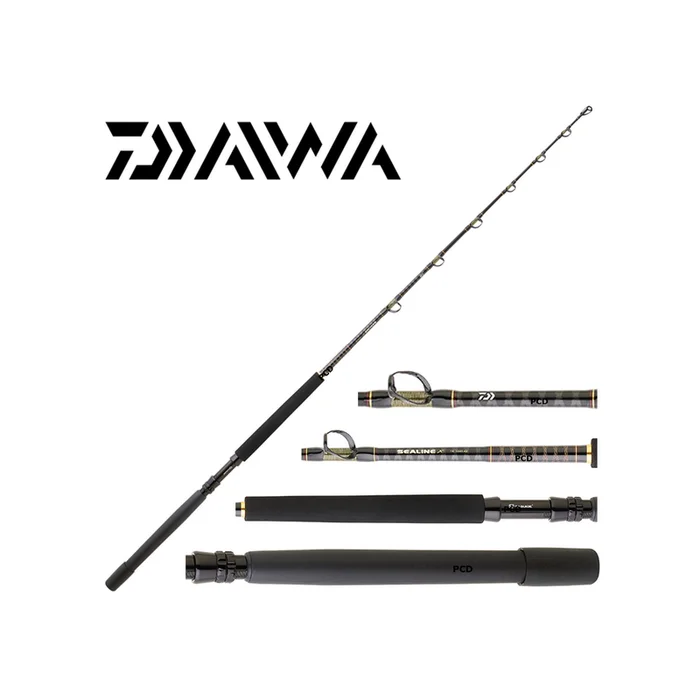 CANNE MER TRAINE DAIWA SEALINE X TROLLING 50-80LBS