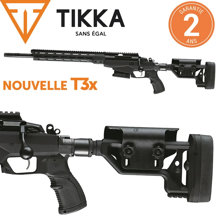 Carabine De Précision Tikka T3x Tact A1 Gaucher 6.5 Creedmoor