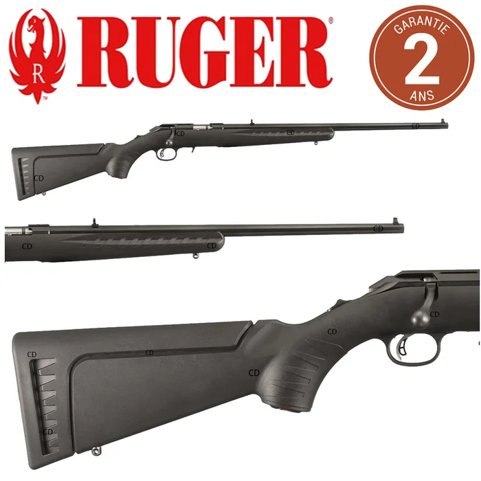 Carabine Ruger American Rimfire 22LR 46cm Filetée 1 /2×28