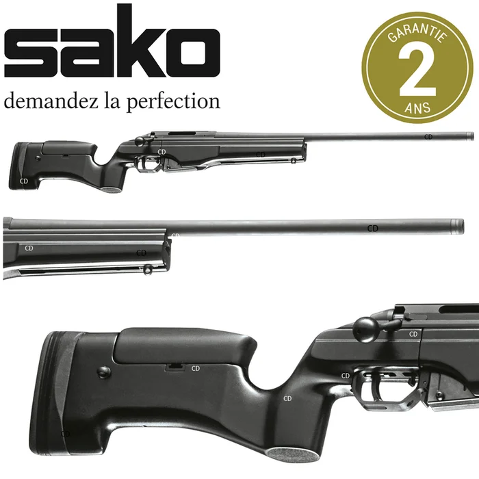 Carabine Sako TRG 22 Noire Crosse Fixe 6.5 Creedmoor