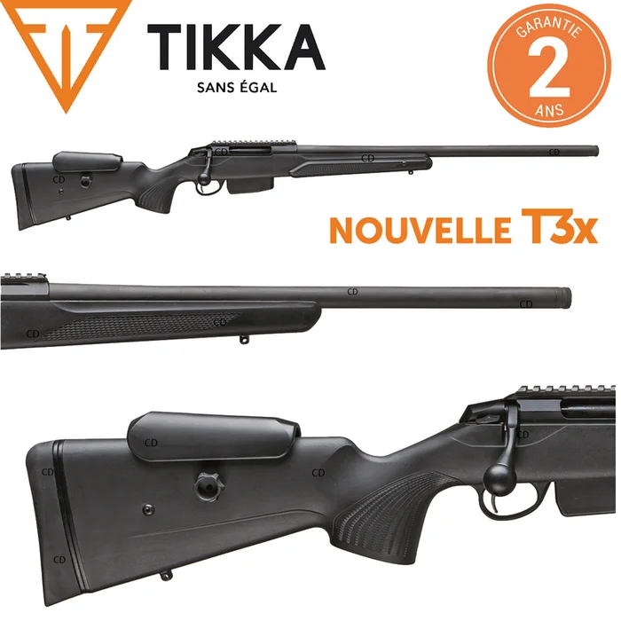 Carabine Tikka T3x CTR Compact Tactical Rifle 51cm 308 Win Busc Réglable