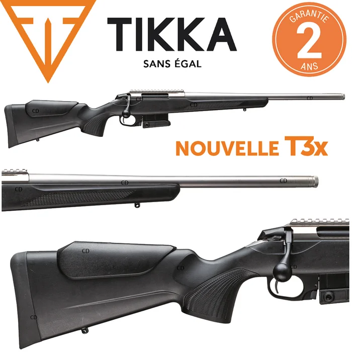 Carabine Tikka T3x CTR Compact Tactical Rifle Inox 51cm 308 Win
