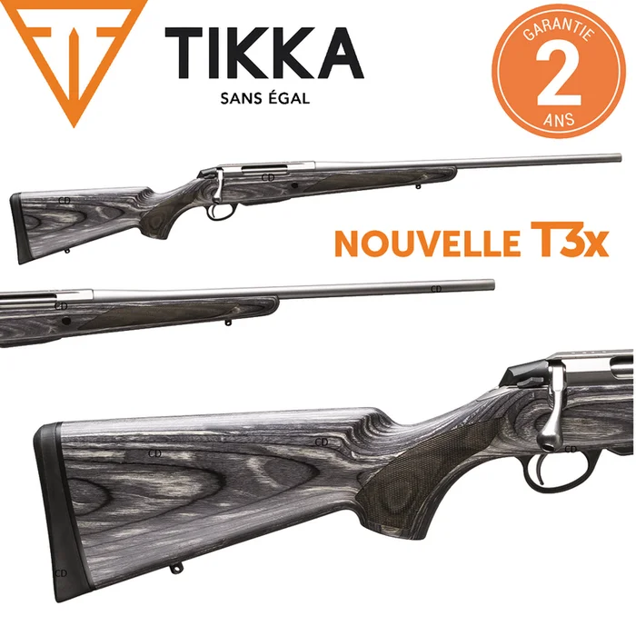 Carabine Tikka T3x Laminated Stainless Inox