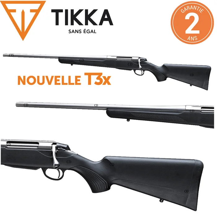 Carabine Tikka T3x Lite Inox Gaucher