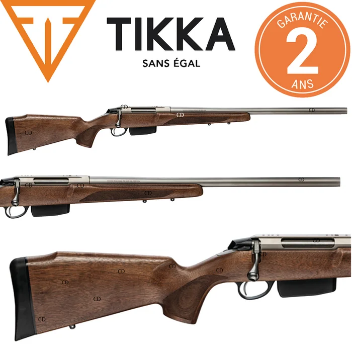Carabine Tikka T3x Varmint Inox Bois