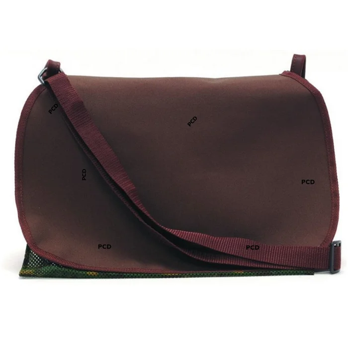 Carnier Colombi Sports En Cuir Et Toile 2 Poches