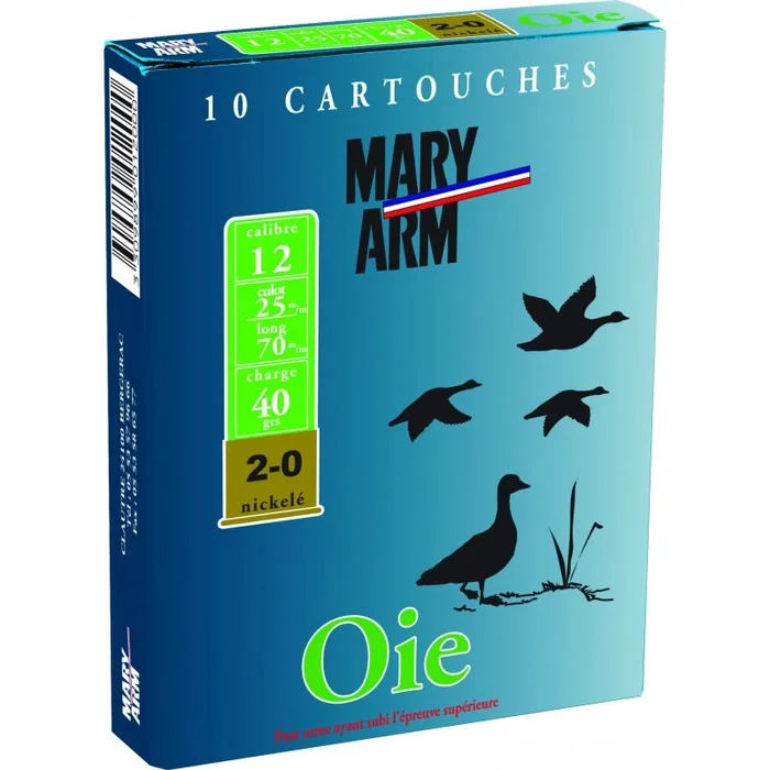 Cartouche Oie 40 cal 12 Mary Arm